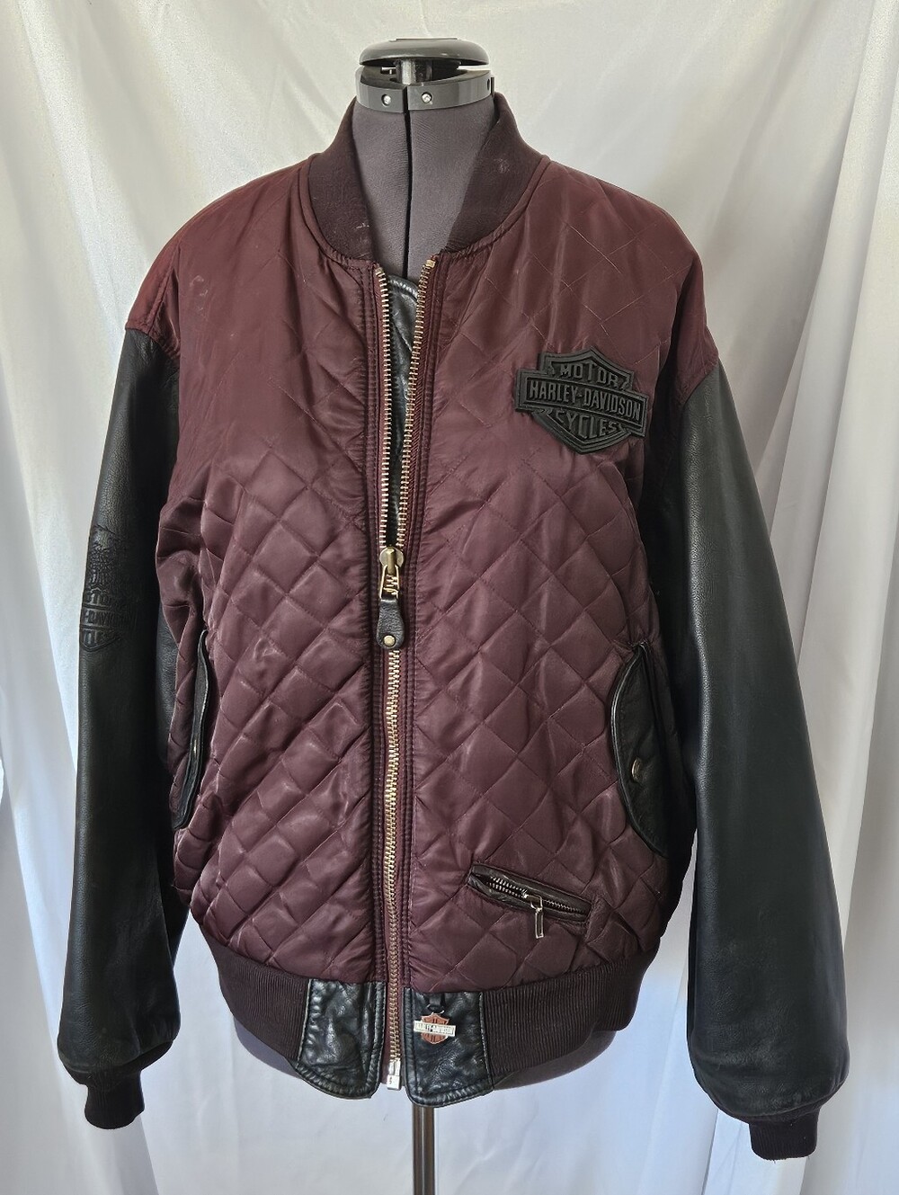 True Vintage, Ladies' Harley Davidson Bomber Jacket.